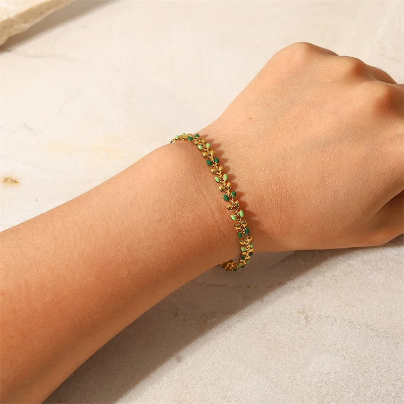 Olive Leaf Bracelet