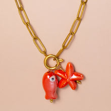 Load image into Gallery viewer, Fish&amp;Starfish Necklace
