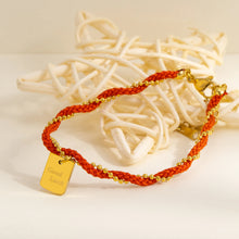 Load image into Gallery viewer, Twisty Red Bracelet
