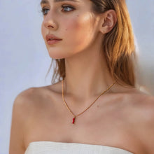 Load image into Gallery viewer, Red Chili Necklace
