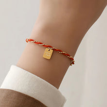 Load image into Gallery viewer, Twisty Red Bracelet
