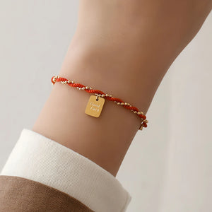 Twisty Red Bracelet