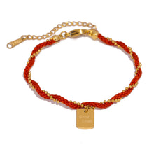 Load image into Gallery viewer, Twisty Red Bracelet
