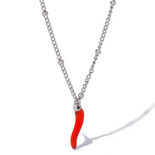 Load image into Gallery viewer, Red Chili Necklace

