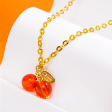 Load image into Gallery viewer, Red Cherry  Necklace
