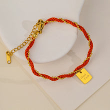 Load image into Gallery viewer, Twisty Red Bracelet

