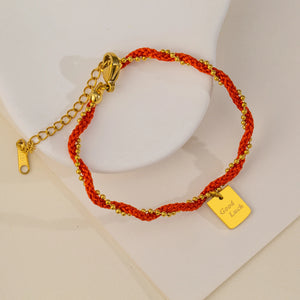 Twisty Red Bracelet
