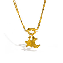 Load image into Gallery viewer, Star&amp;Moon Necklace
