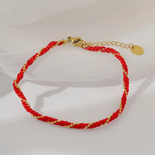 Load image into Gallery viewer, Twisty Red Bracelet
