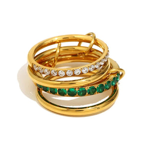 Layer of charm Ring