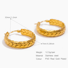 Load image into Gallery viewer, Braid Earrings
