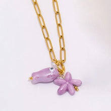 Load image into Gallery viewer, Fish&amp;Starfish Necklace
