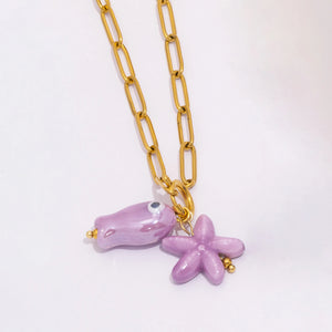 Fish&Starfish Necklace