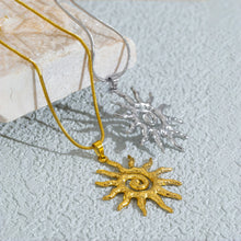Load image into Gallery viewer, Spiral Sun Necklace
