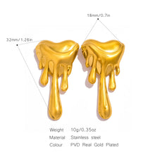 Load image into Gallery viewer, Heart Melting Earrings

