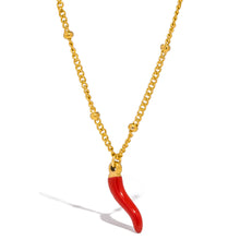 Load image into Gallery viewer, Red Chili Necklace
