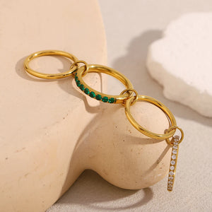Layer of charm Ring