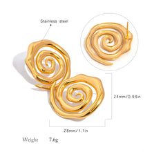 Load image into Gallery viewer, Spiral Earrings
