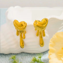 Load image into Gallery viewer, Heart Melting Earrings
