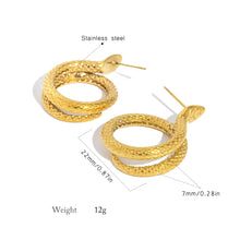 Load image into Gallery viewer, Snake Earrings
