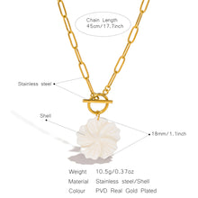 Load image into Gallery viewer, Flower Shell Necklace
