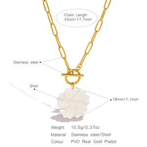 Flower Shell Necklace