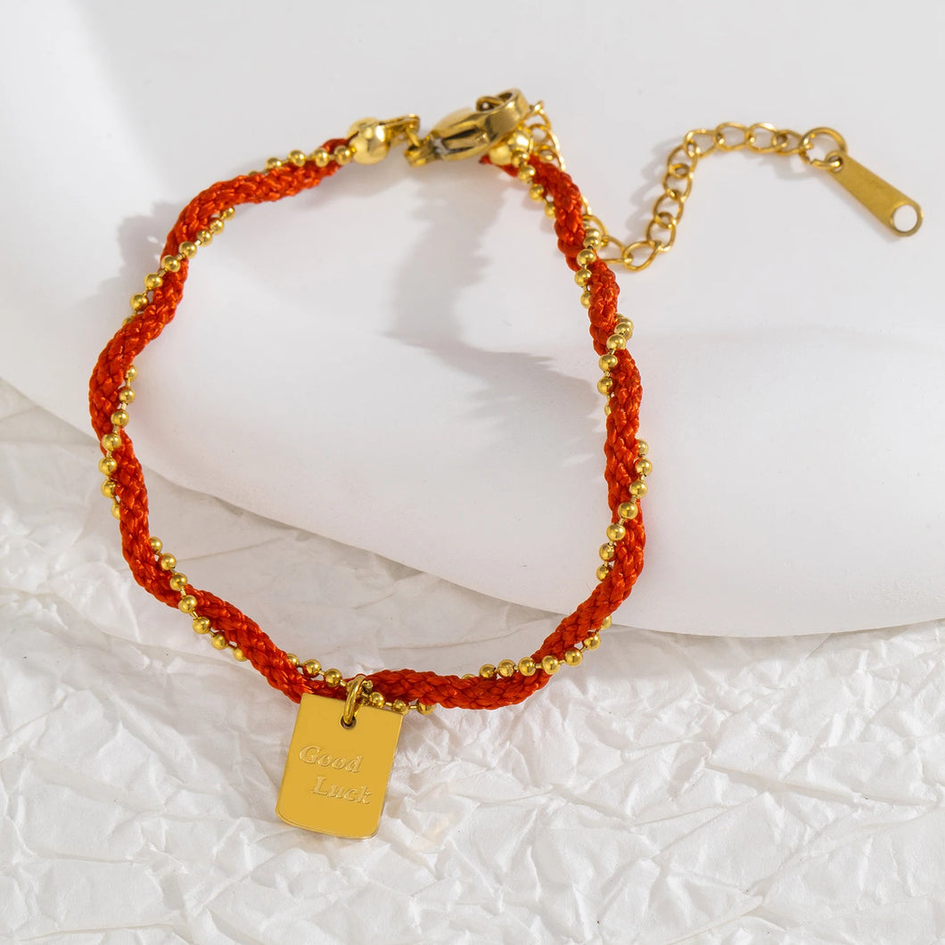 Twisty Red Bracelet